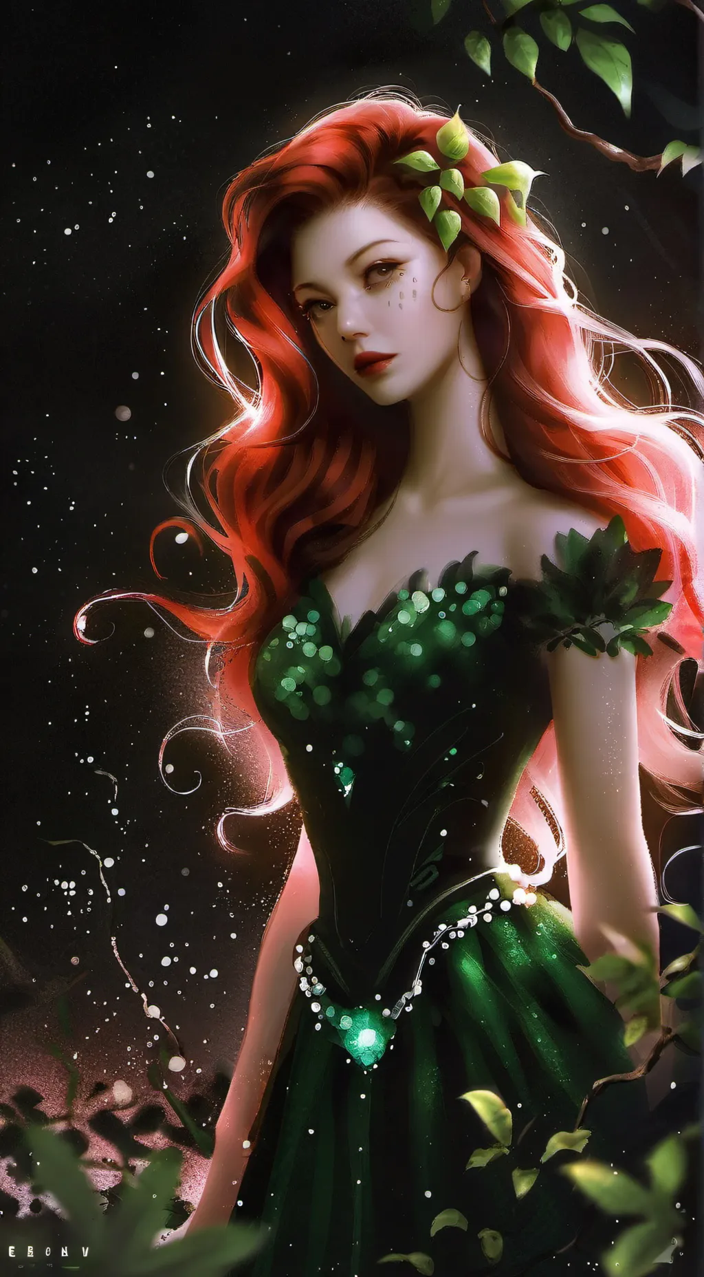 ai character: positen ivy background