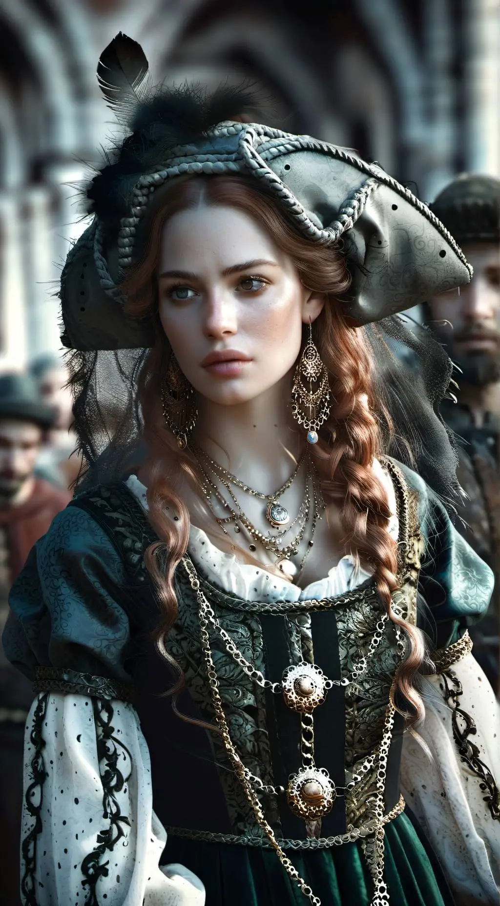 ai character: Miranda  background
