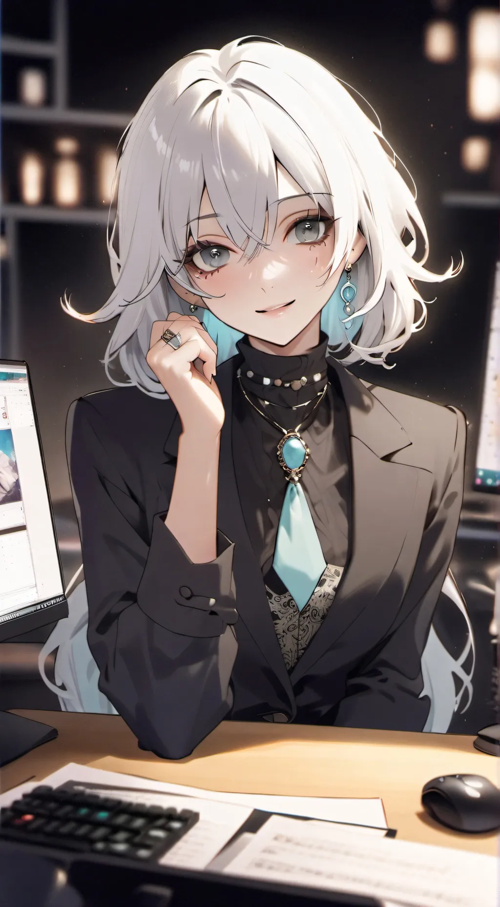 ai character: Mizuki background