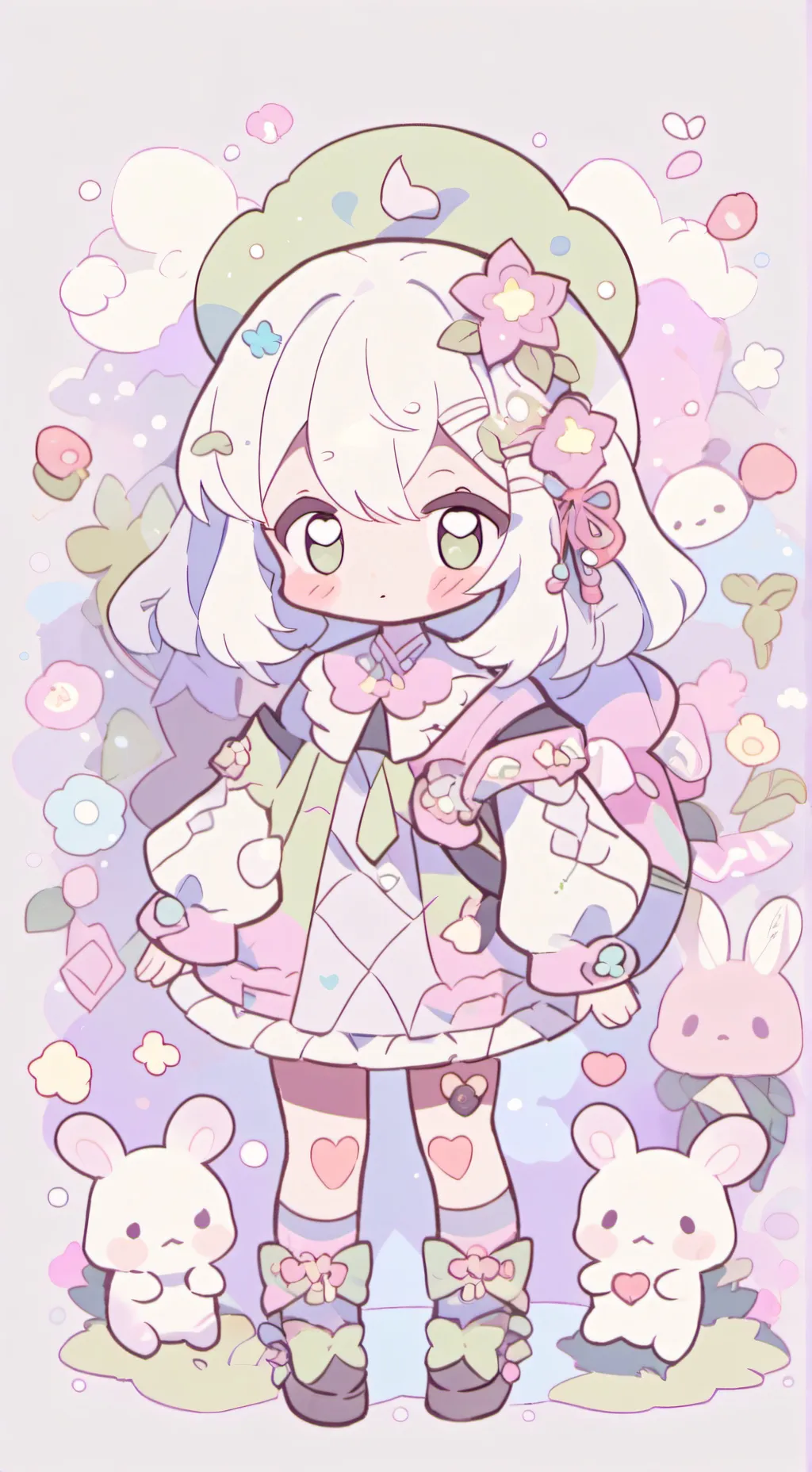 ai character: Cute background