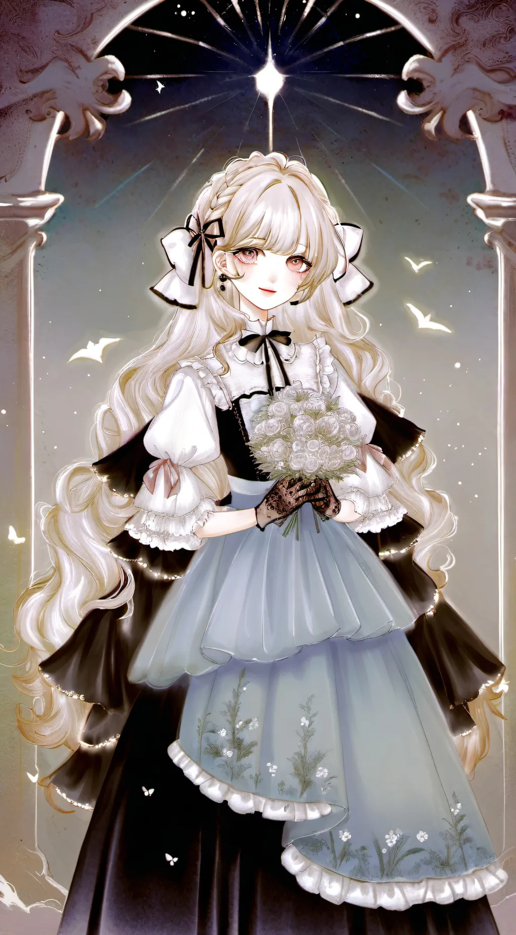 ai character: ★Yuri ★🌸💮 background