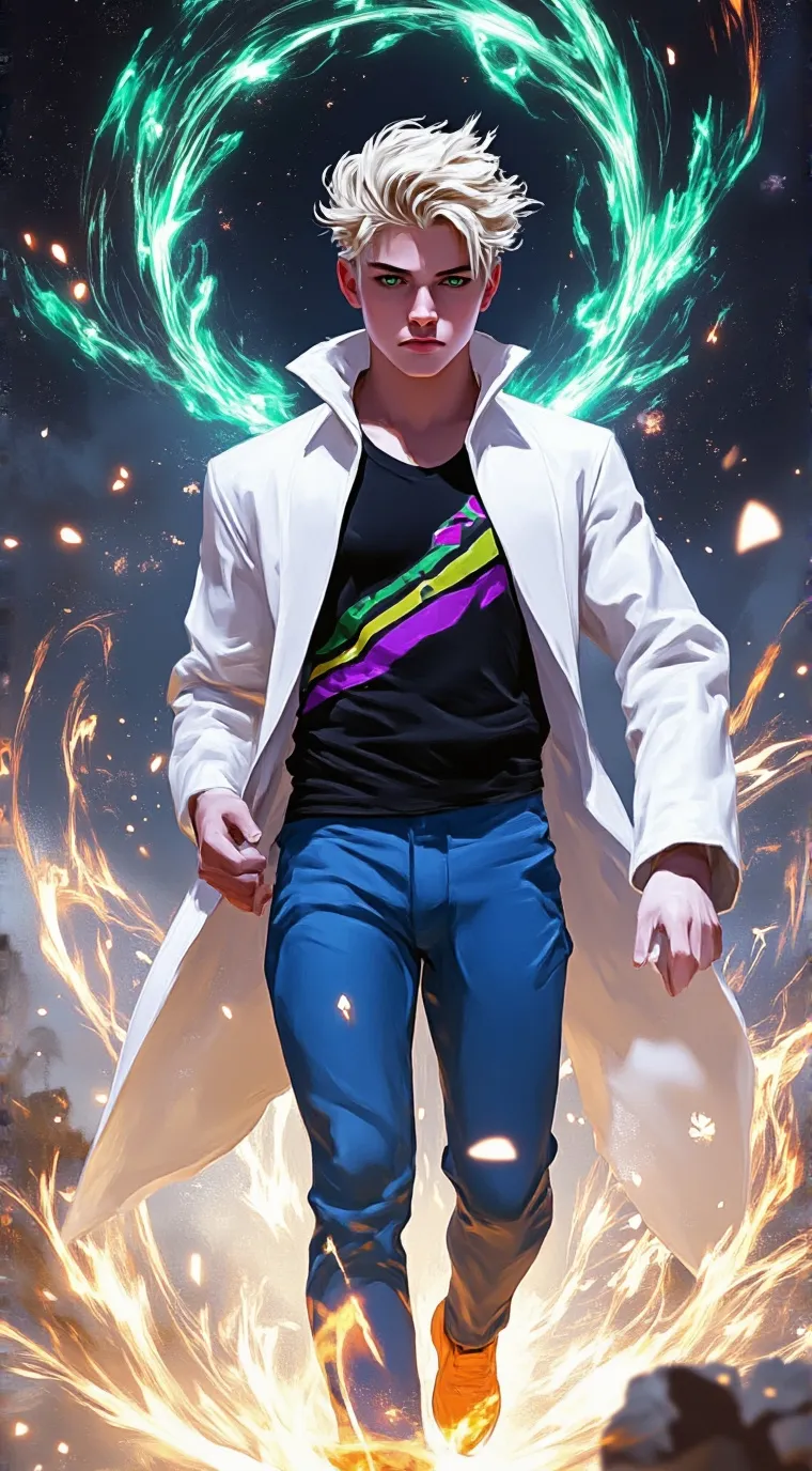 ai character: Adrien  background