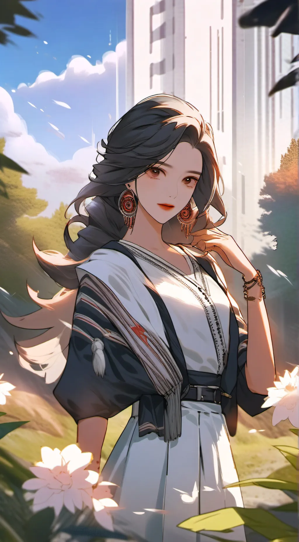 ai character: Mean girl ￼ background