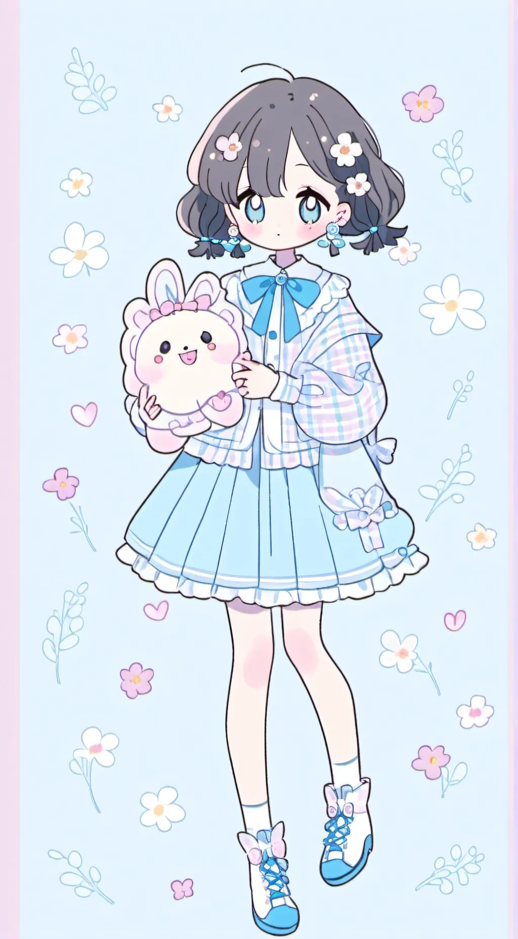 ai character: luna  background