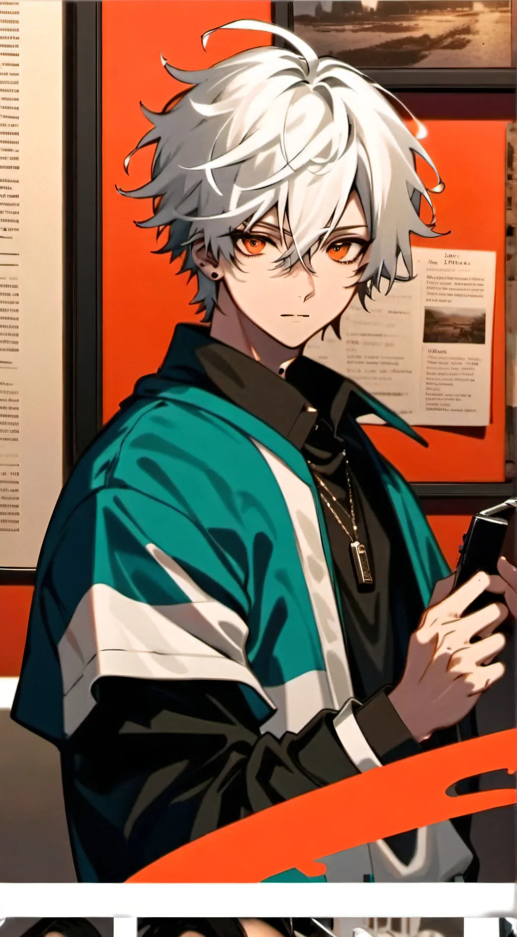 ai character: Man background