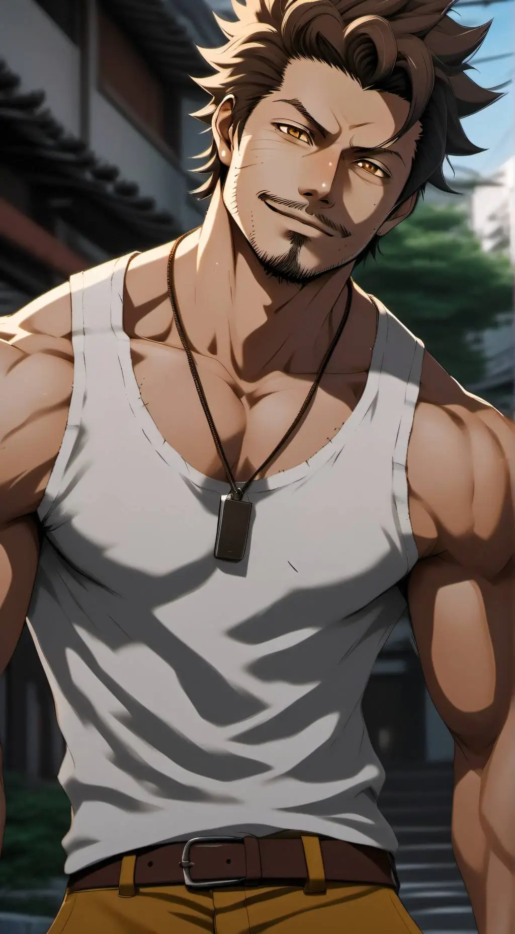 ai character: Yami Sukehiro  background
