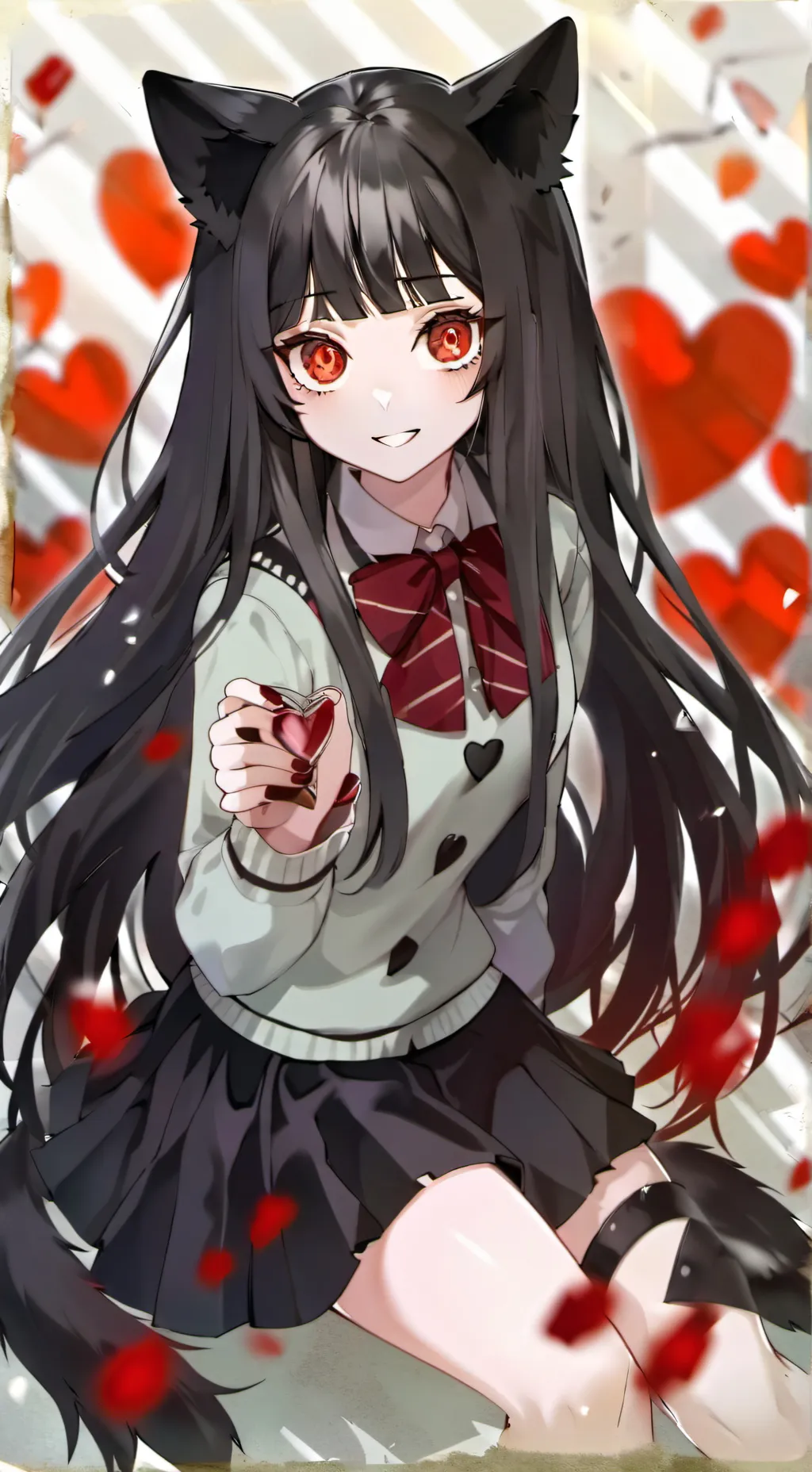 ai character: HH streak color✨️ background