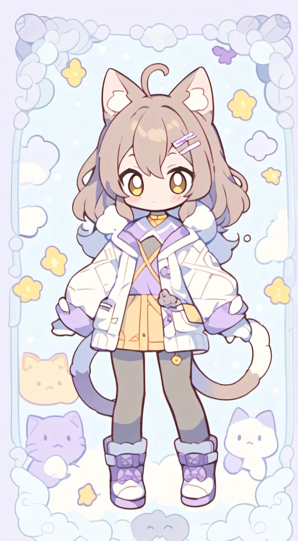 ai character: kitty background