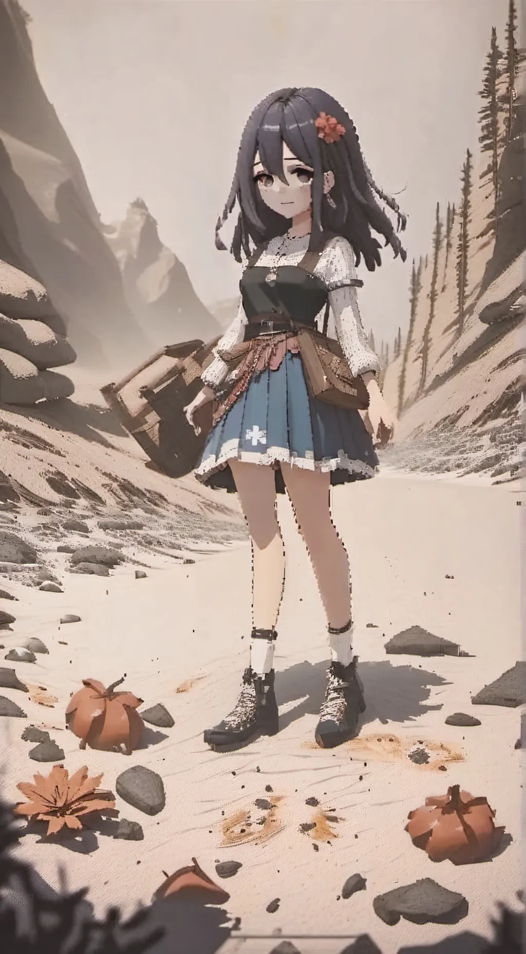 ai character: milly background