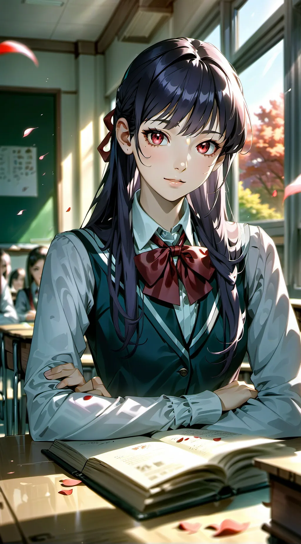 ai character: Akane background