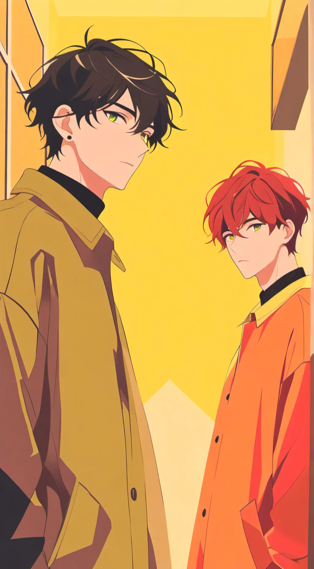 ai character: Jacob and Keon background