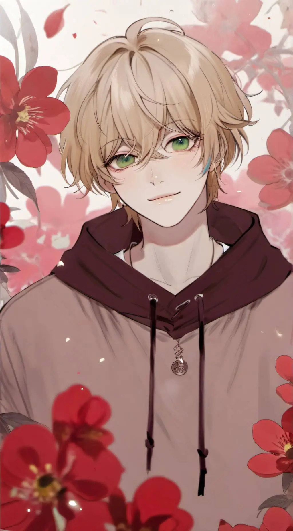 ai character: Asmo -- BL background