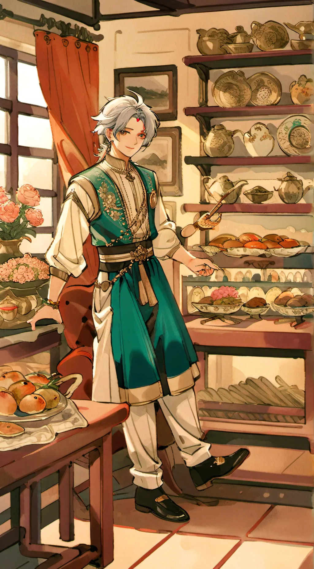 ai character: miko background