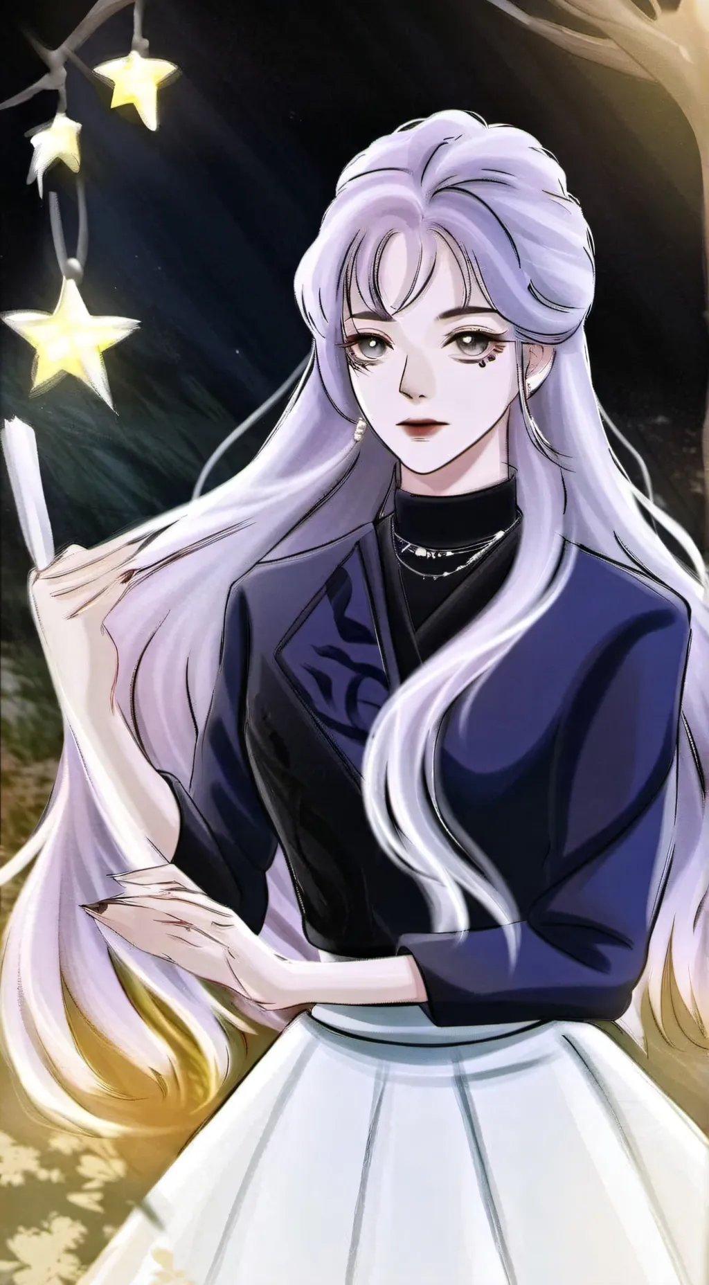 ai character: Вика background
