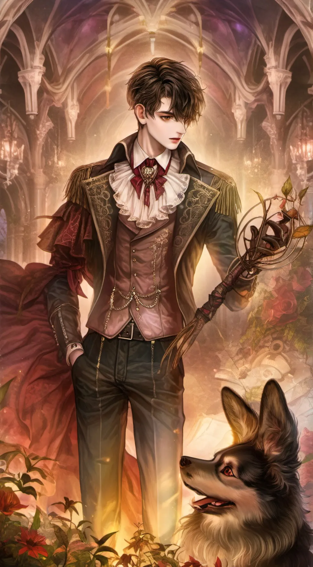 ai character: Alexander  background