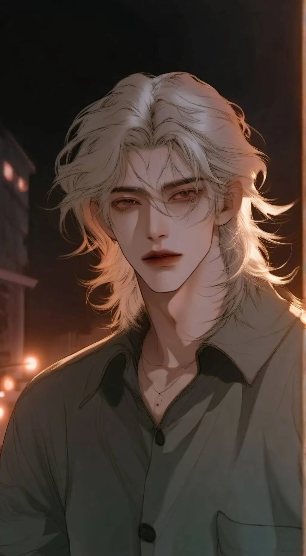 ai character: Sebastian  background