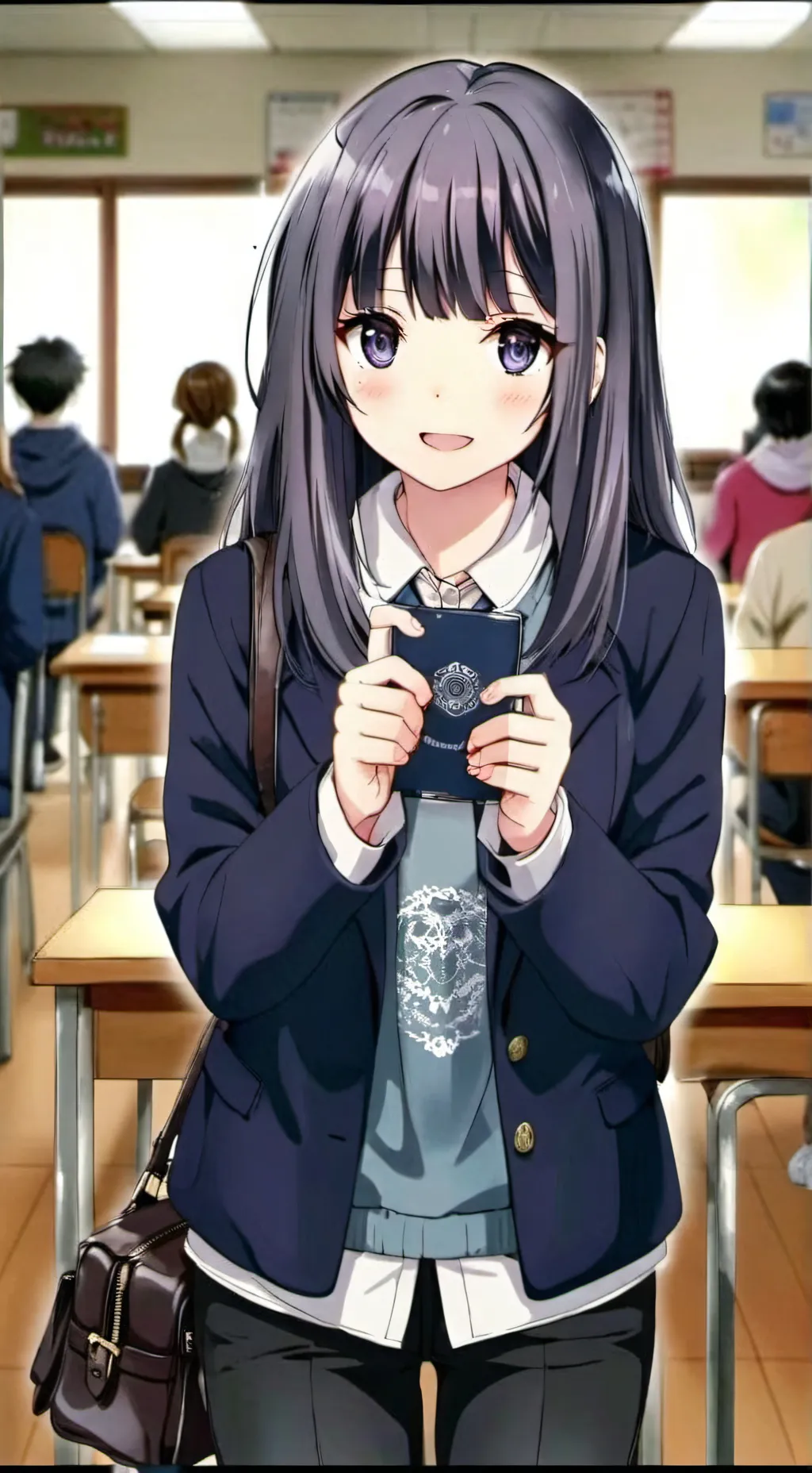 ai character: Azumi Kigazawa  background