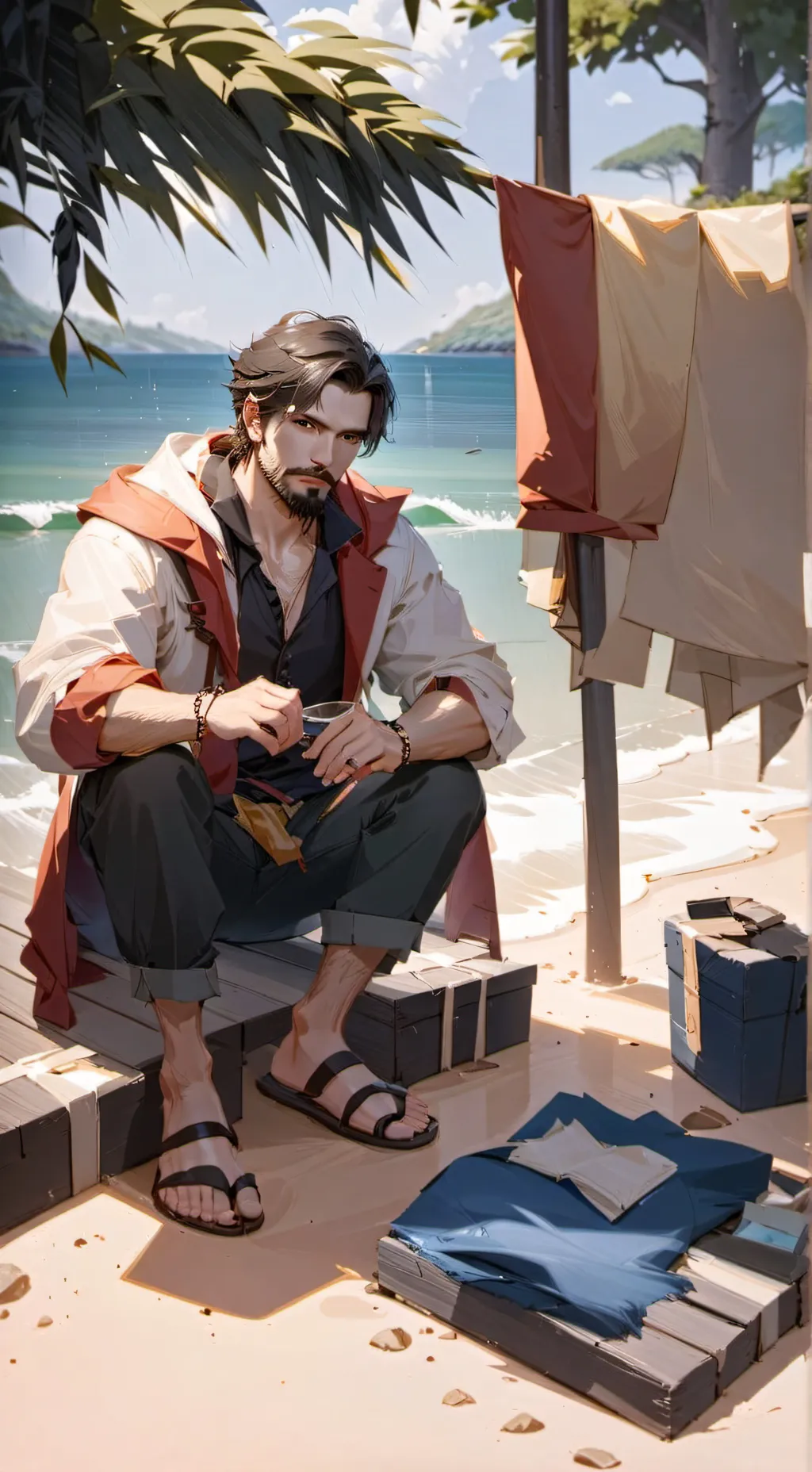 ai character: King Damitri background