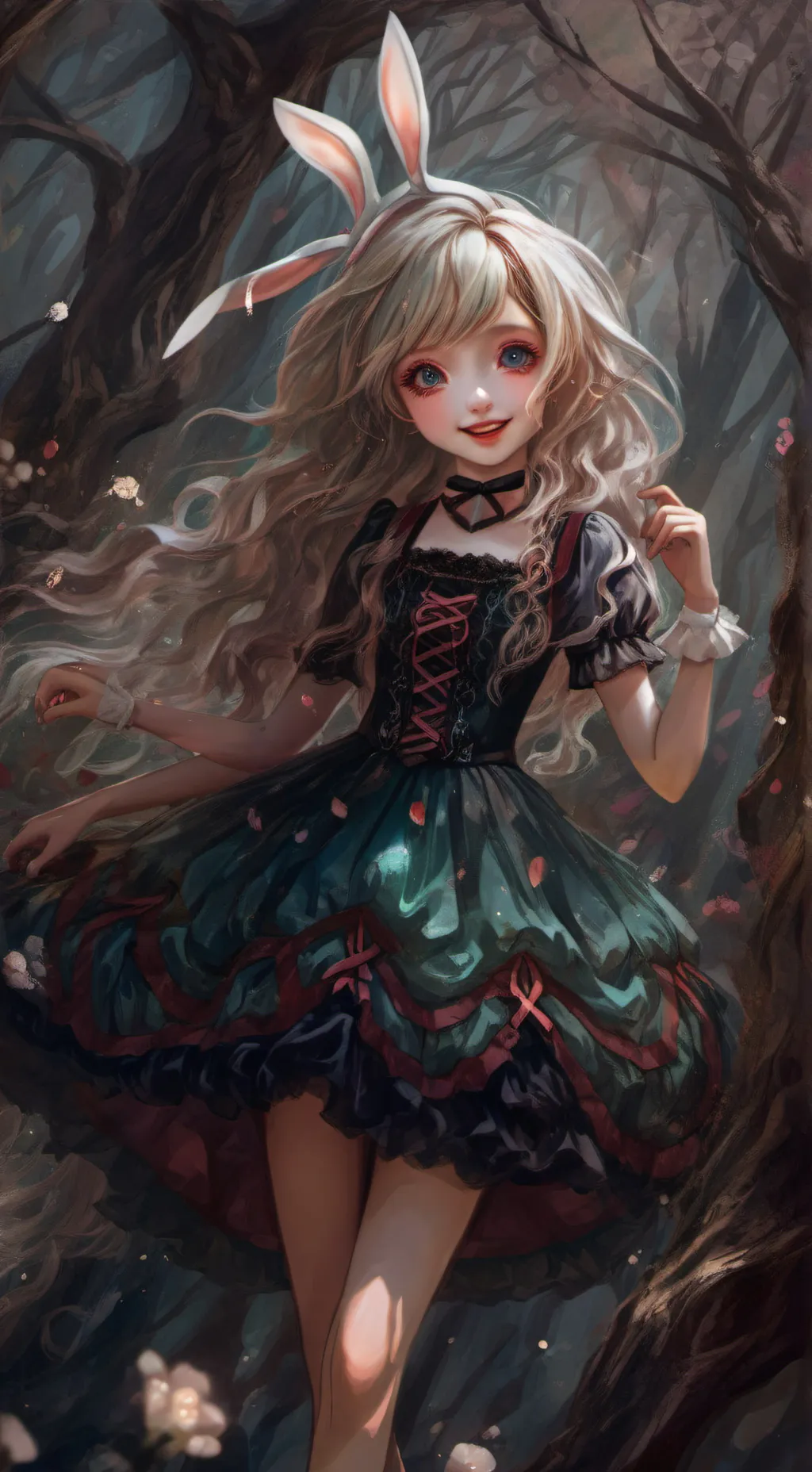 ai character: bunny hops 2:3 background