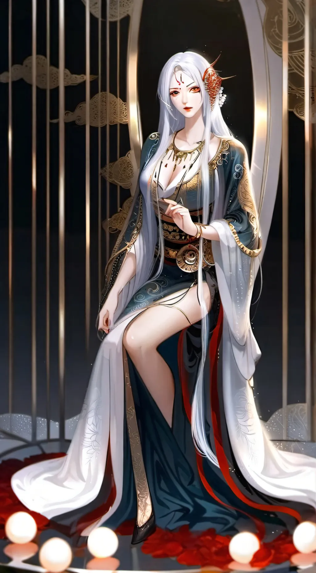 ai character: lady Kagura background