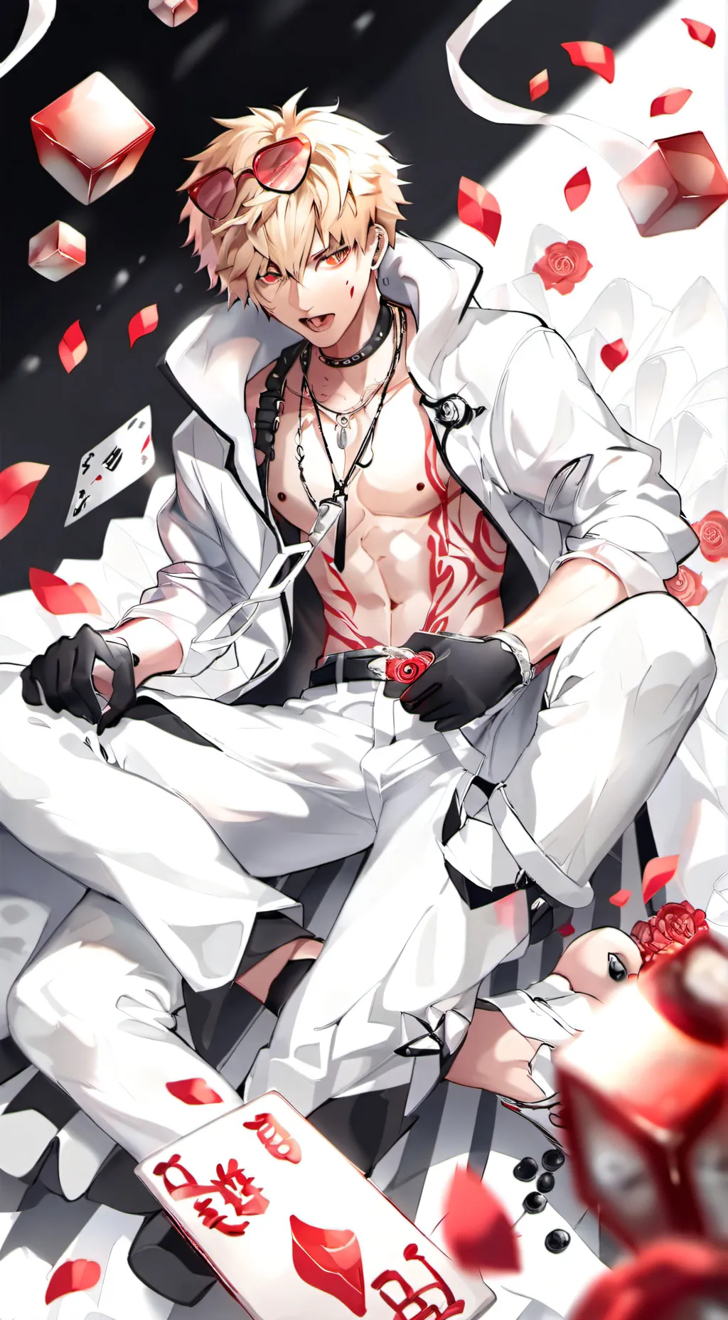 ai character: bakugo katsuki  background