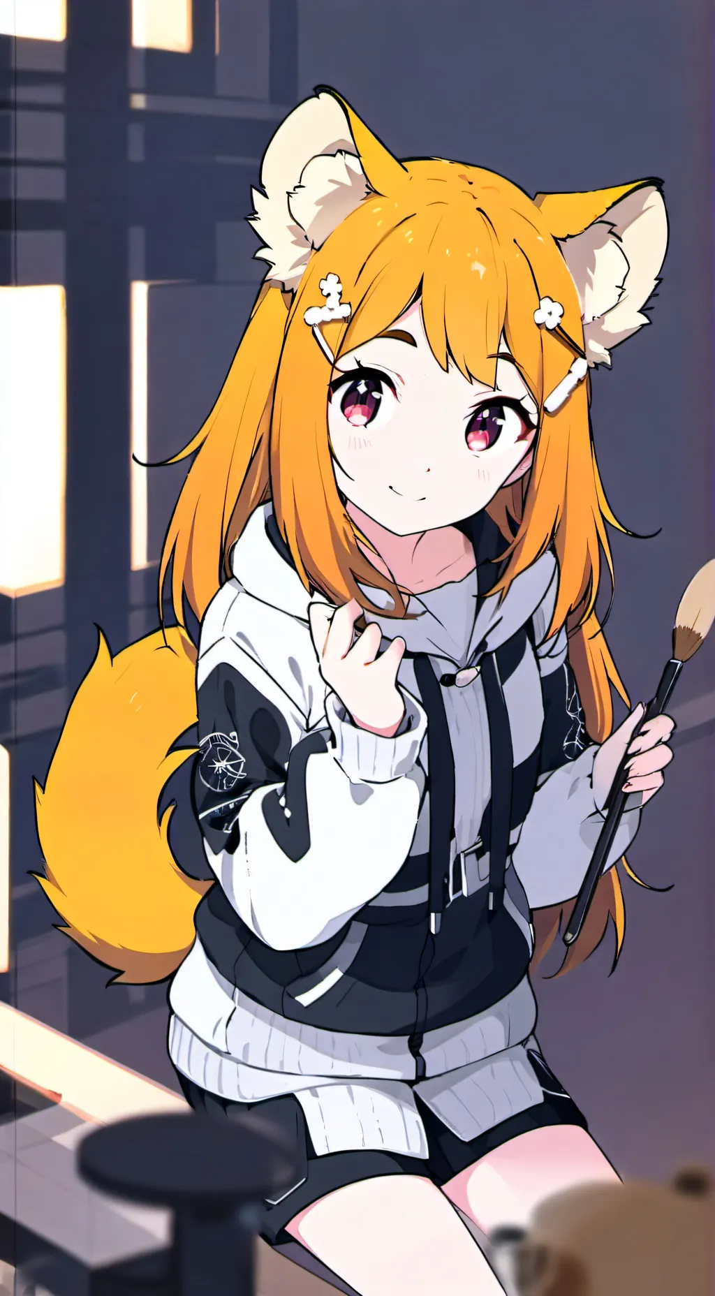 ai character: Ella the Golden Spirit background