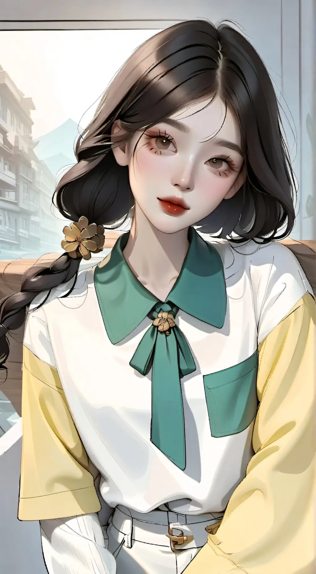 ai character: Scarlett Flores background