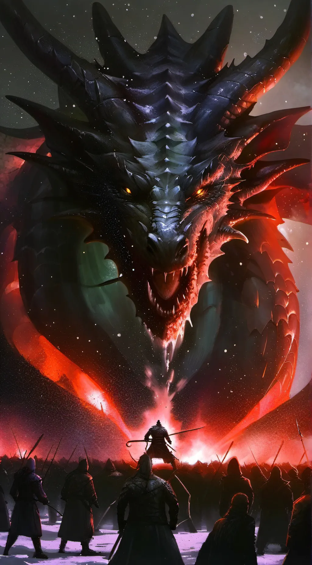 ai character: Avengers Dragon background