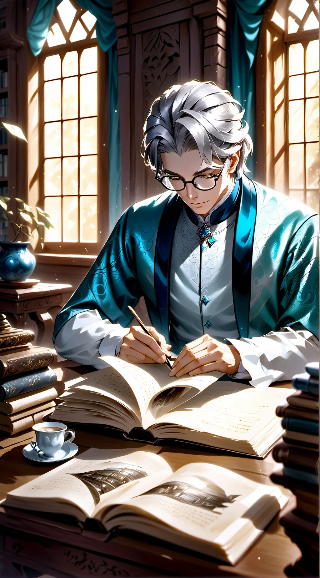 ai character: Alaric background