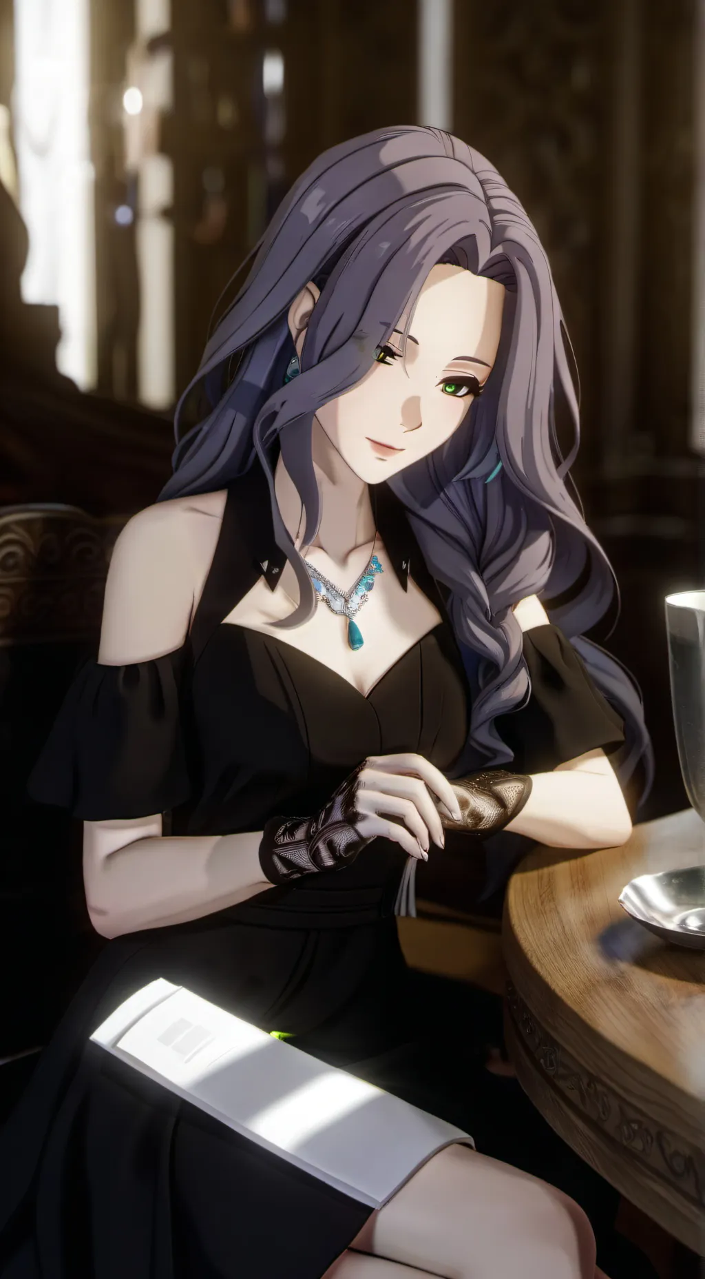 ai character: Oshi no ko  background