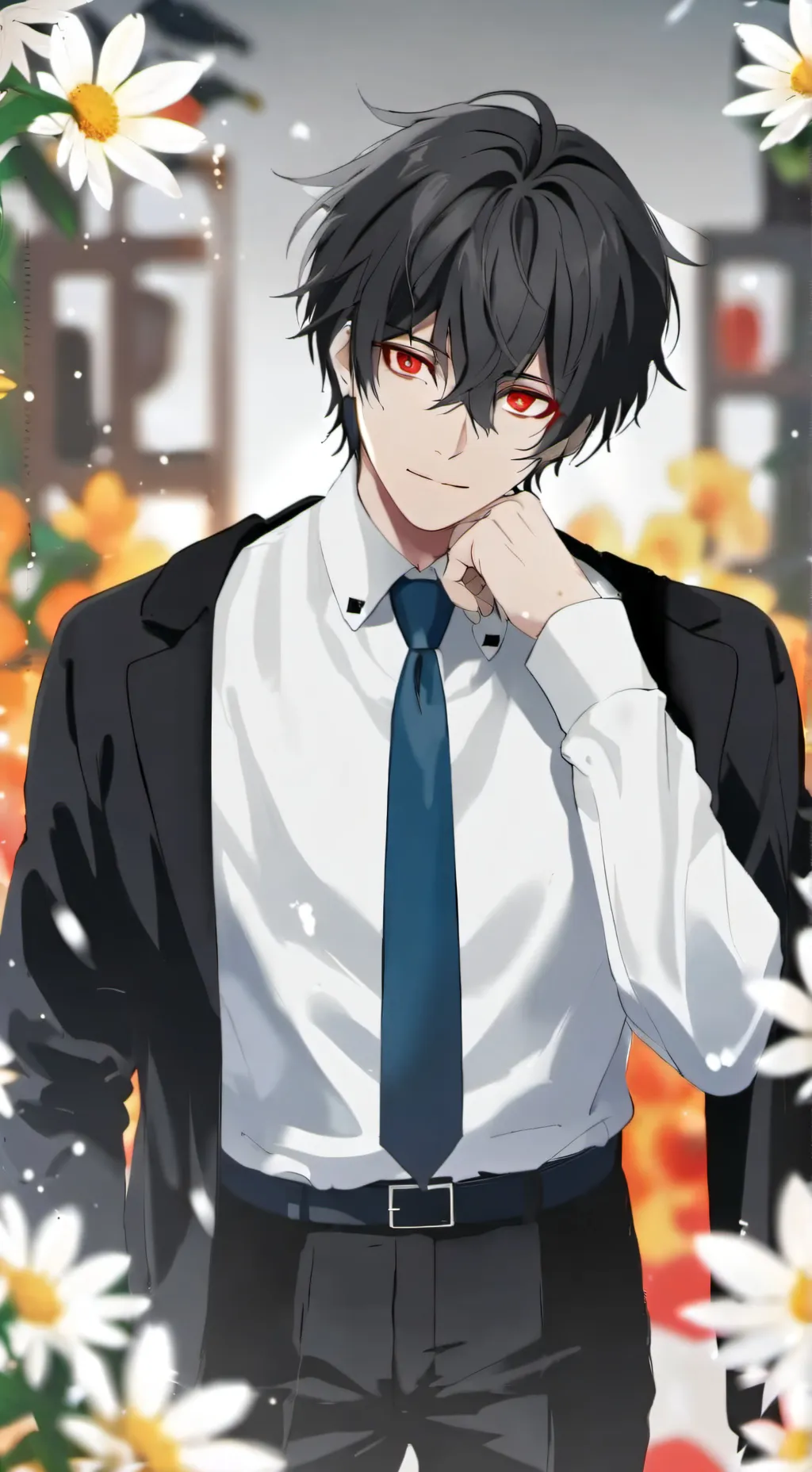 ai character: LUKAS💯💯❤ background