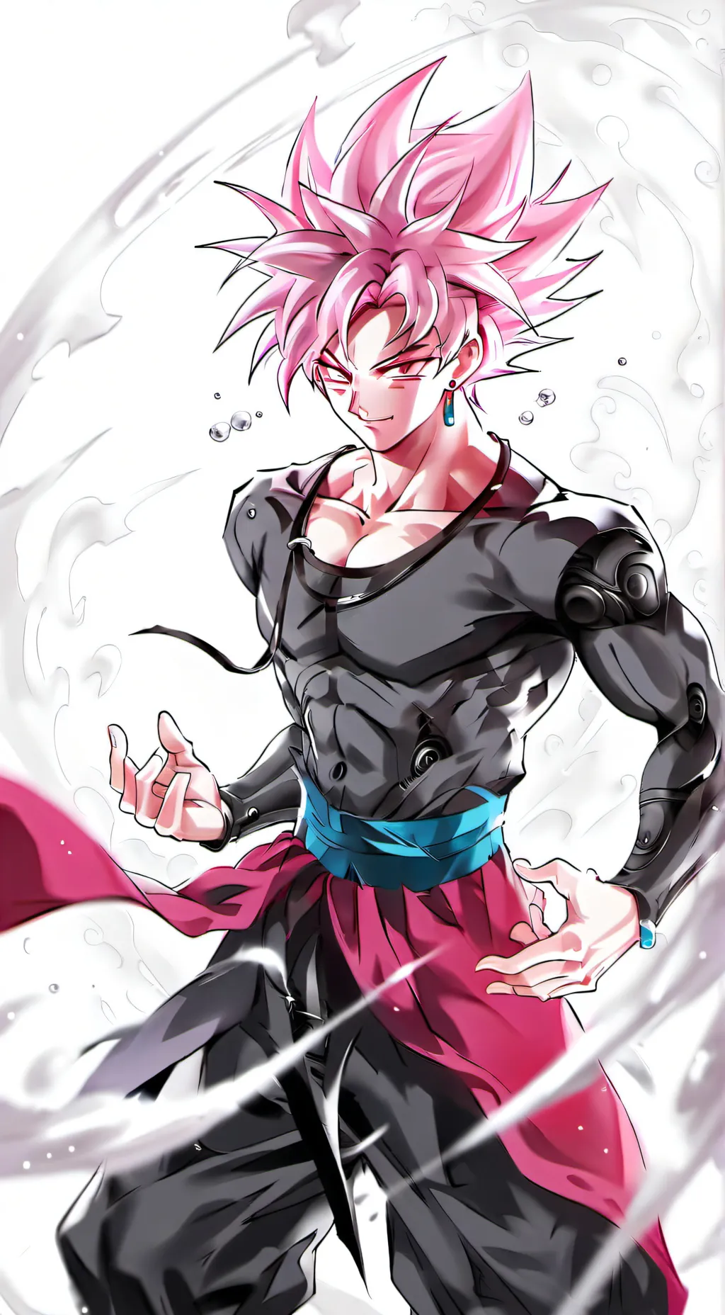 ai character: gokublack background