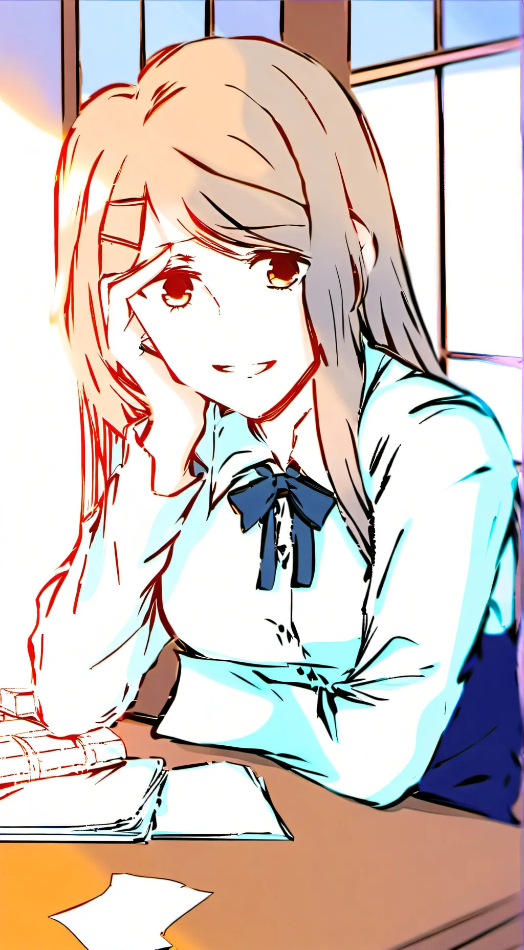 ai character: Himari background