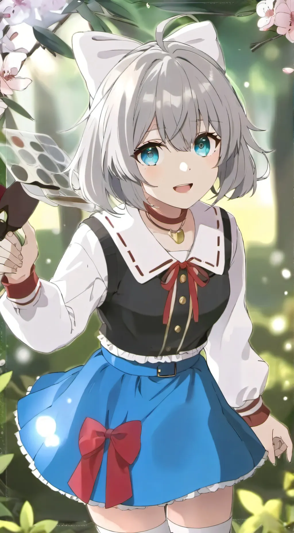 ai character: miside ddlc  background