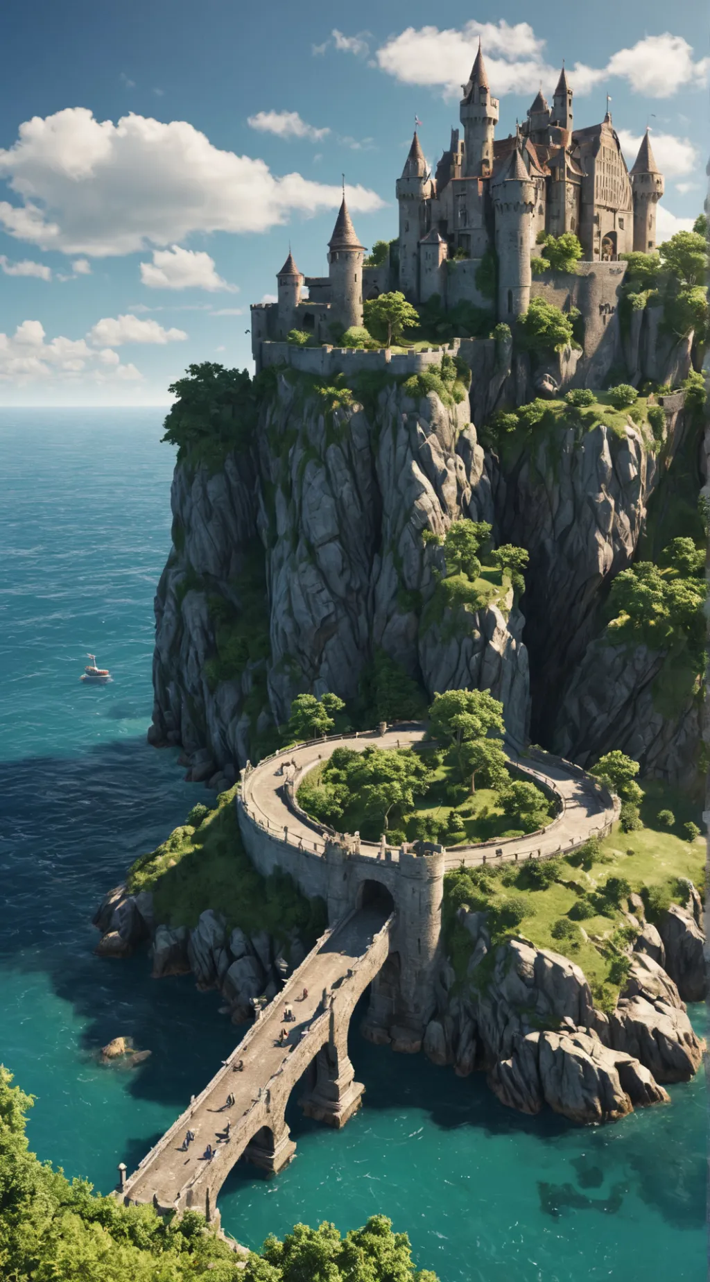 ai character: Fantasy world background