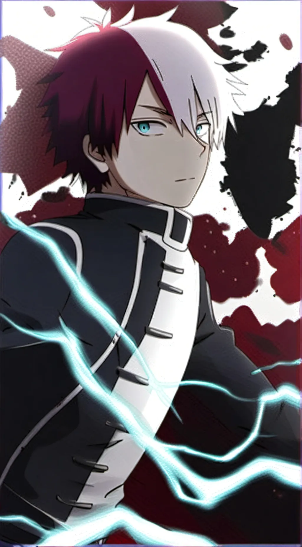 ai character: Shoto heroe background