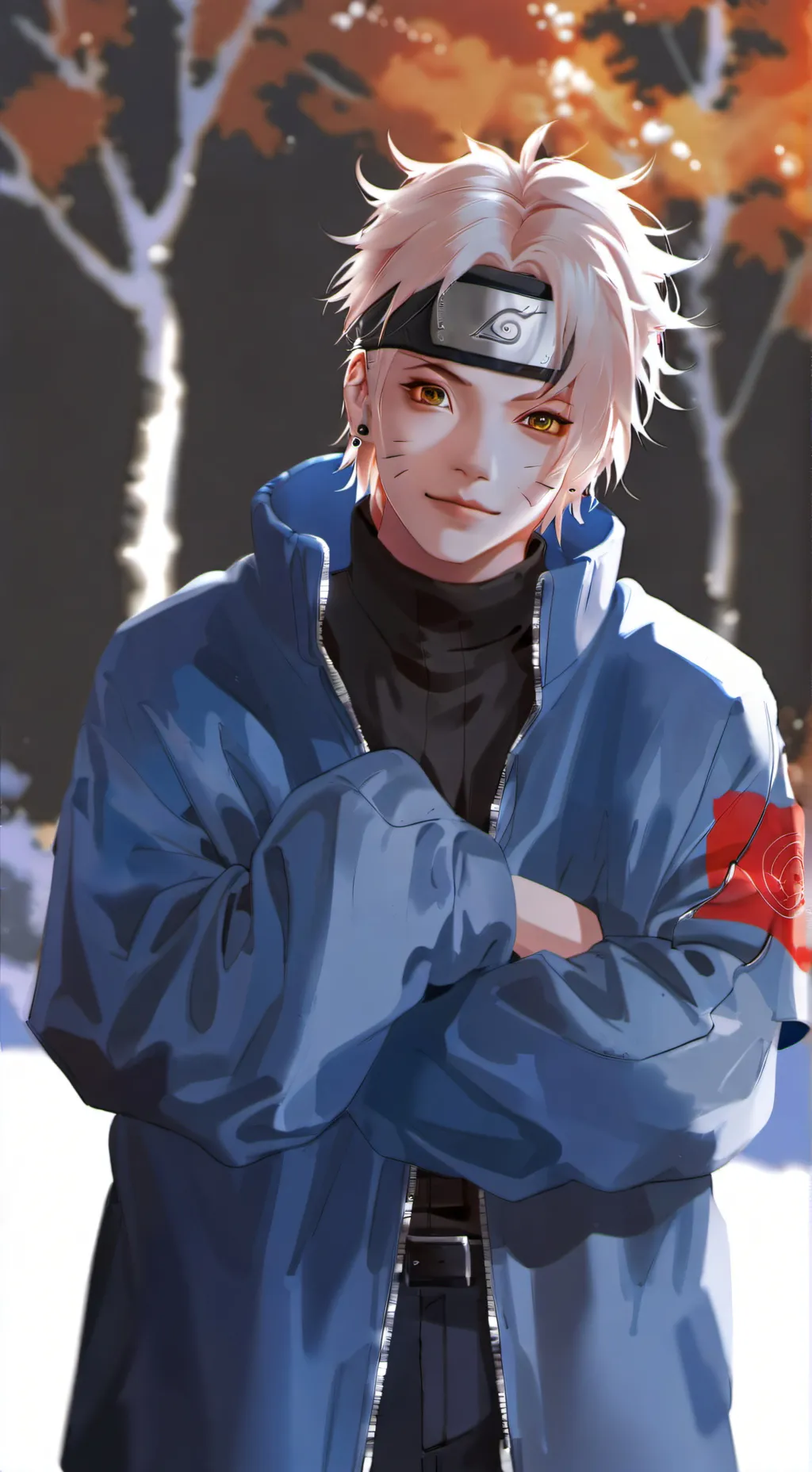 ai character: Naruto  background