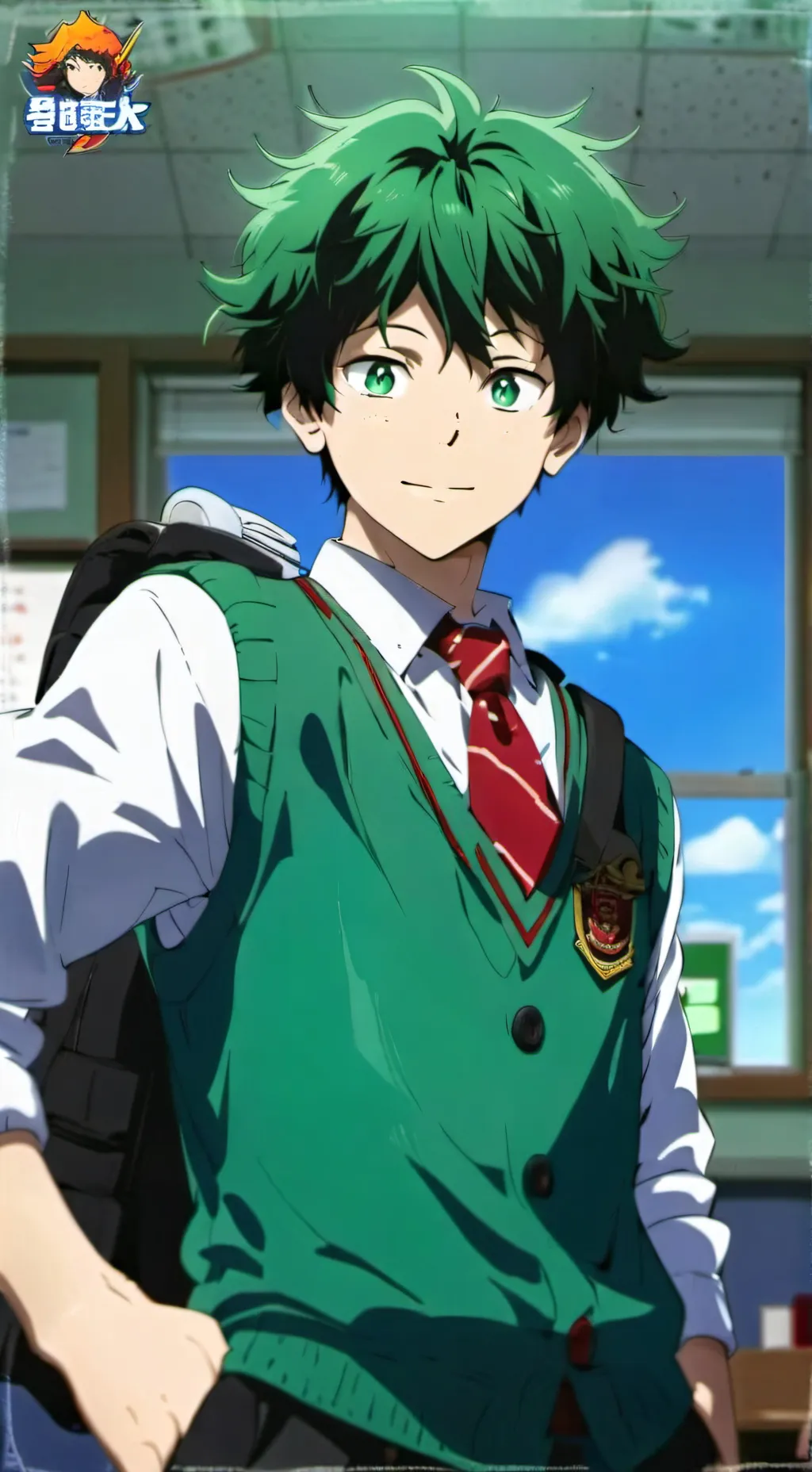 ai character: Izuku Midoriya background