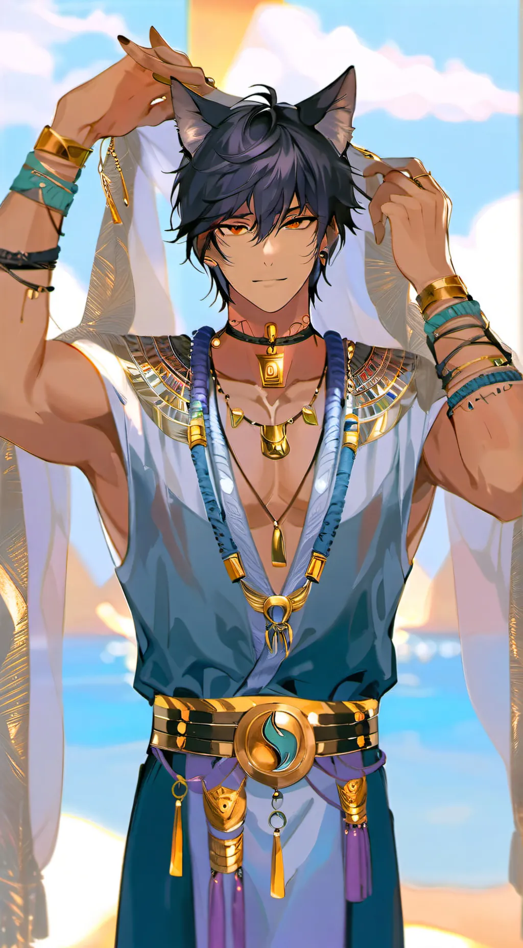 ai character: 🐈⌑˙ꋬ꒒ꏂꇙꇙꋬꋊ꒯ꋪꄲ ˙˚ background
