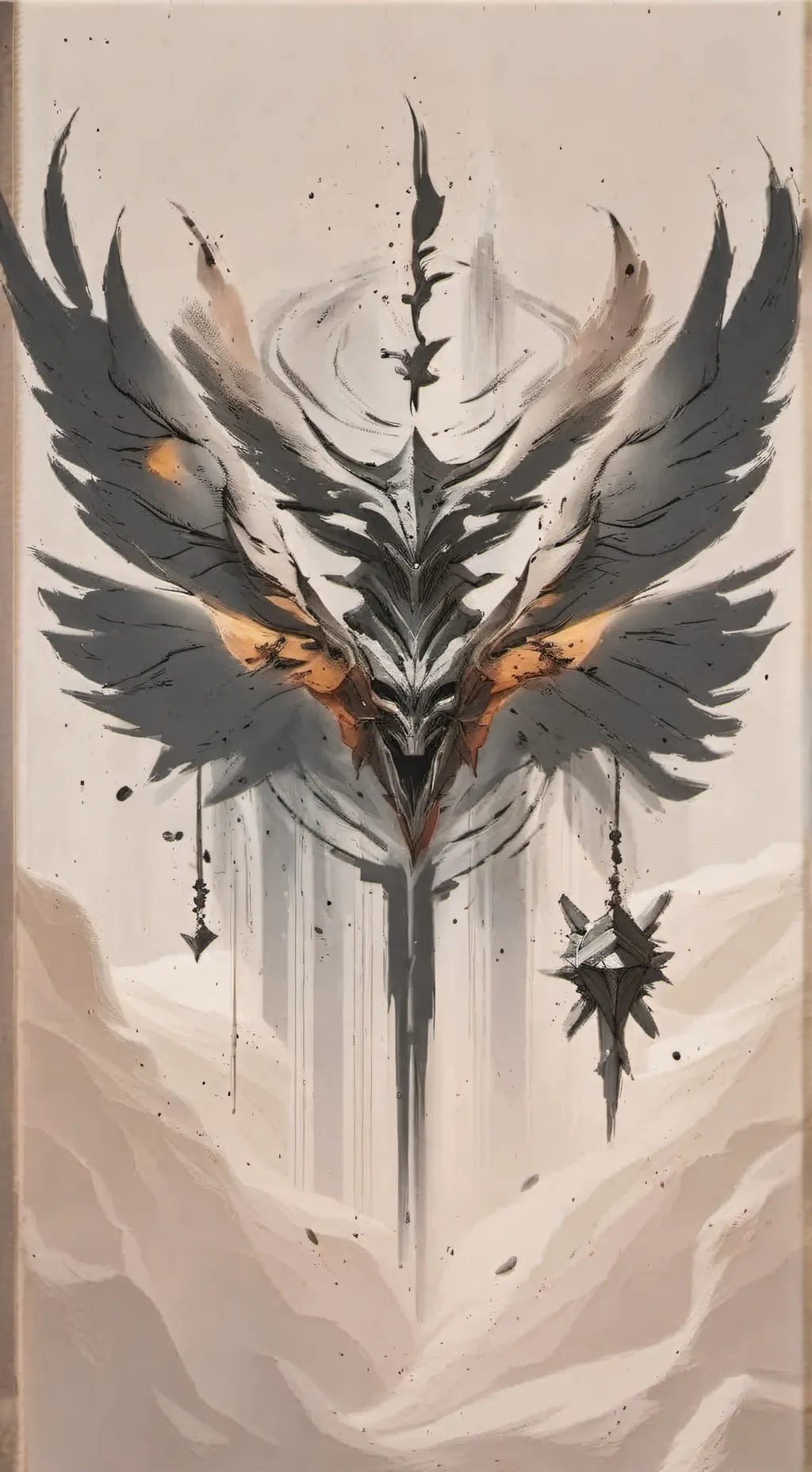 ai character: announcement  background
