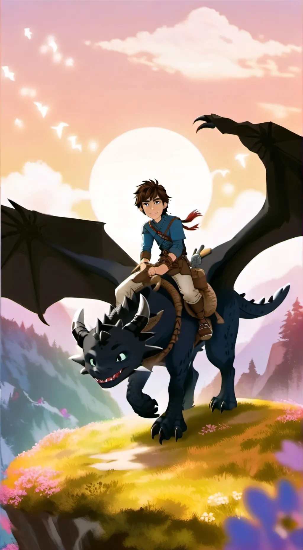 ai character: Httyd background