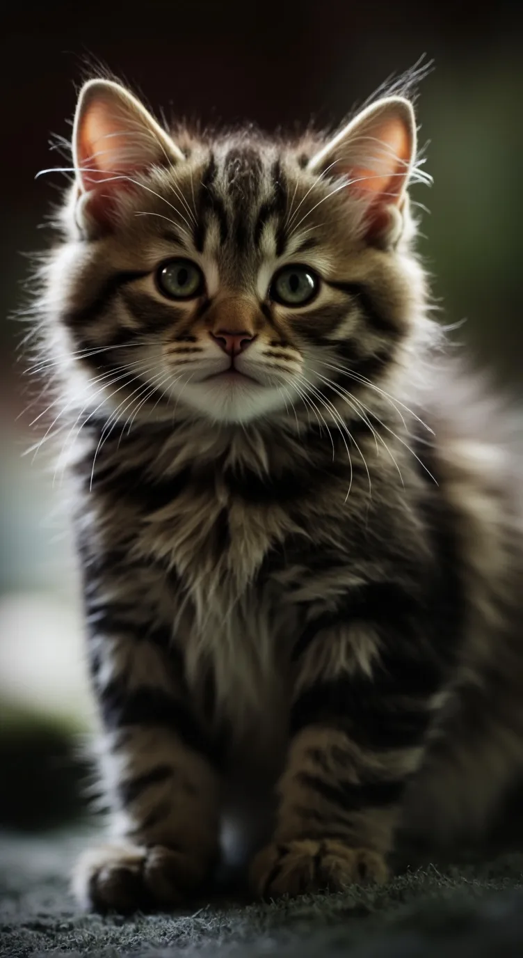 ai character: cat life background