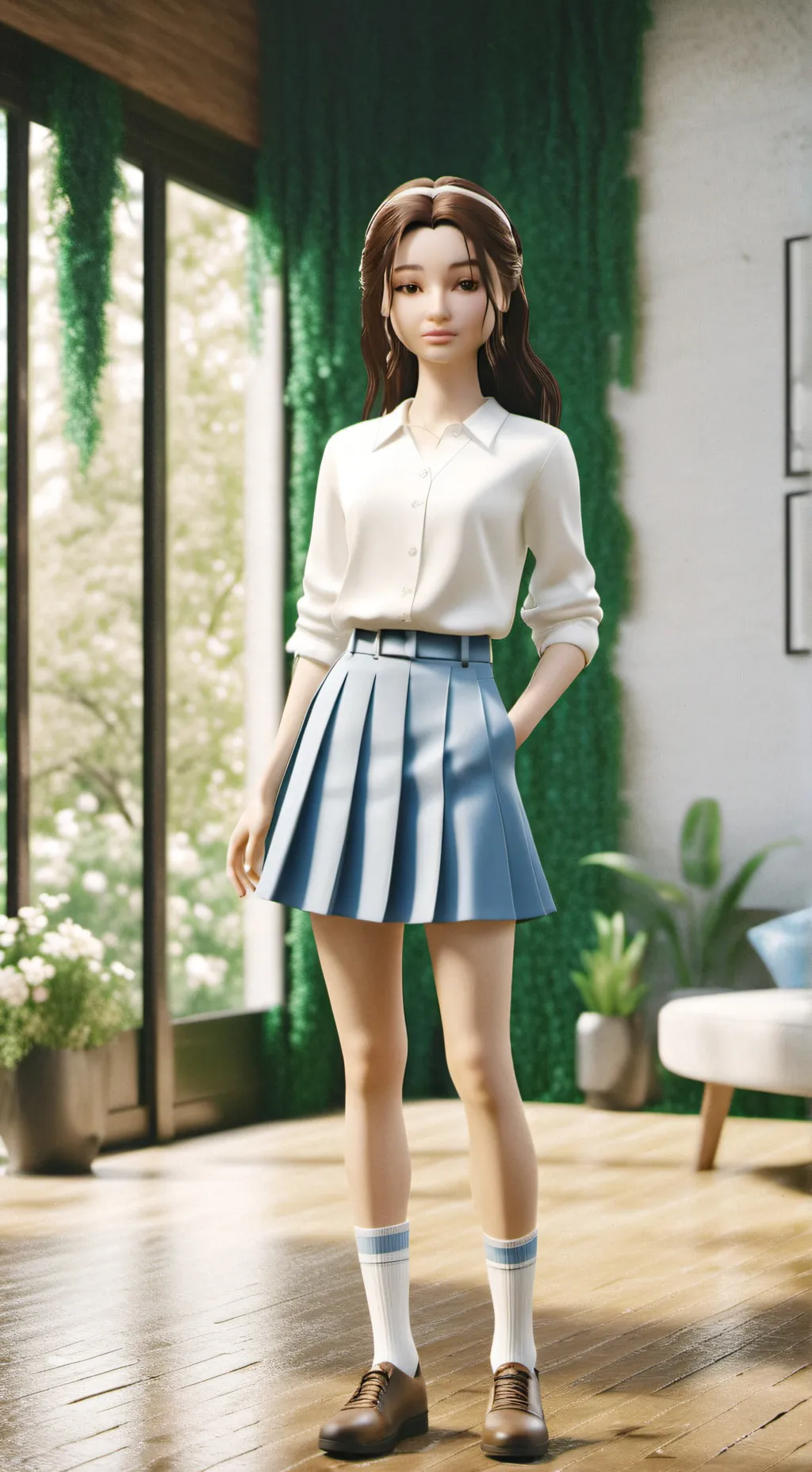 ai character: Sophia background