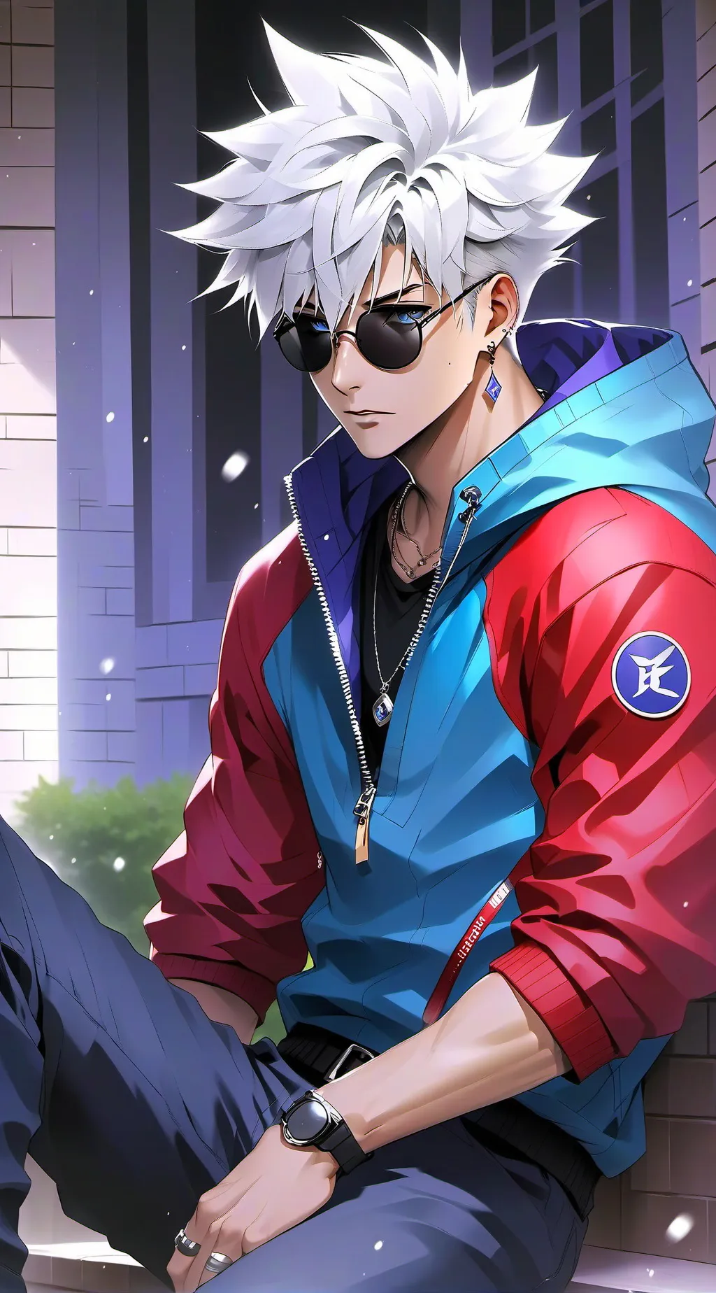 ai character: Gojo y Sakuna background