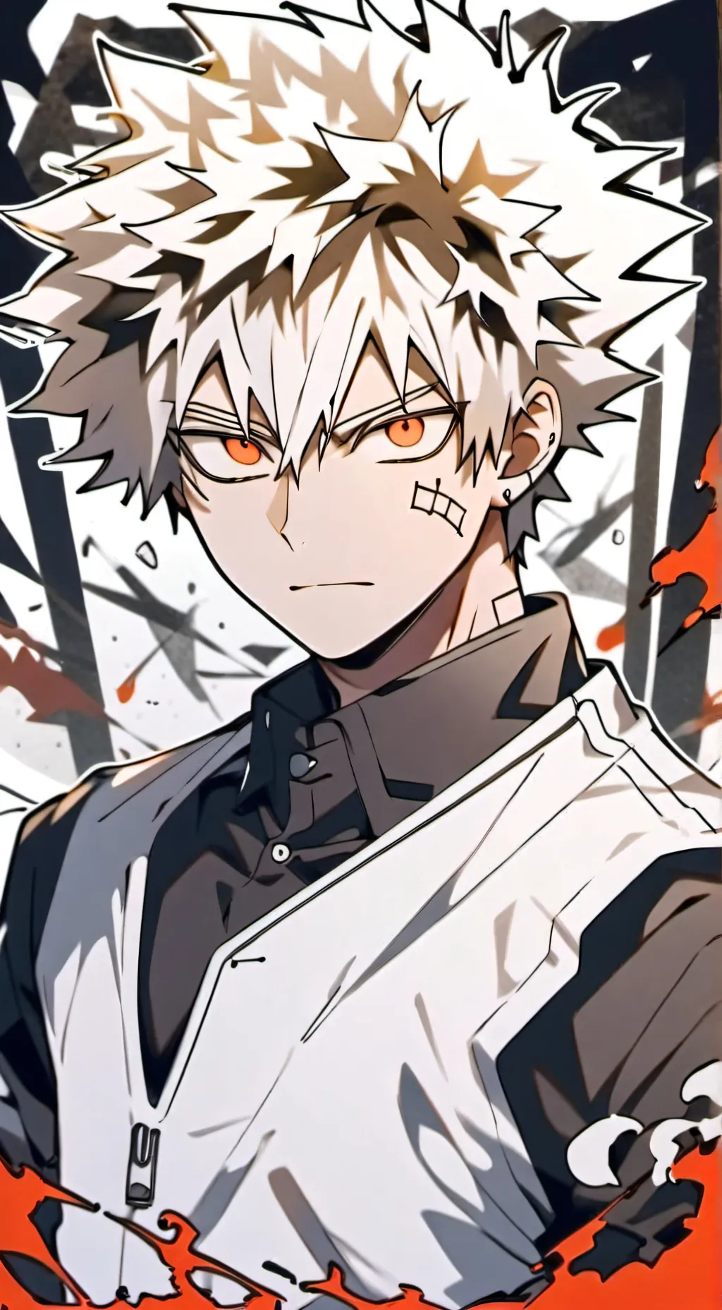 ai character: katsuki <3 background
