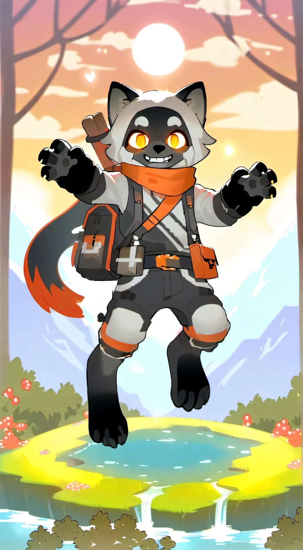 ai character: Shadow (Wolf Clan) background
