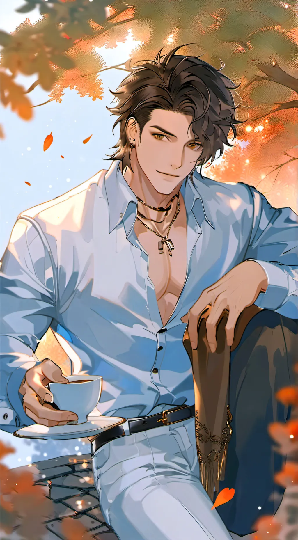 ai character: 🥵~zack~🔥 background