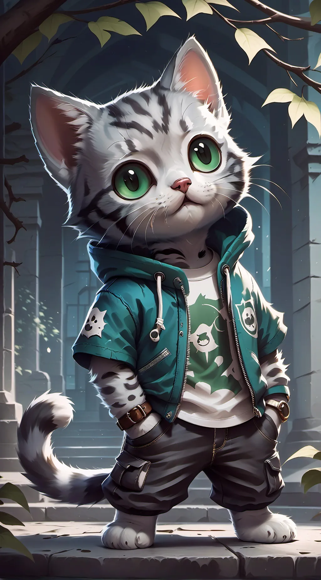 ai character: Kitty sqiid game background