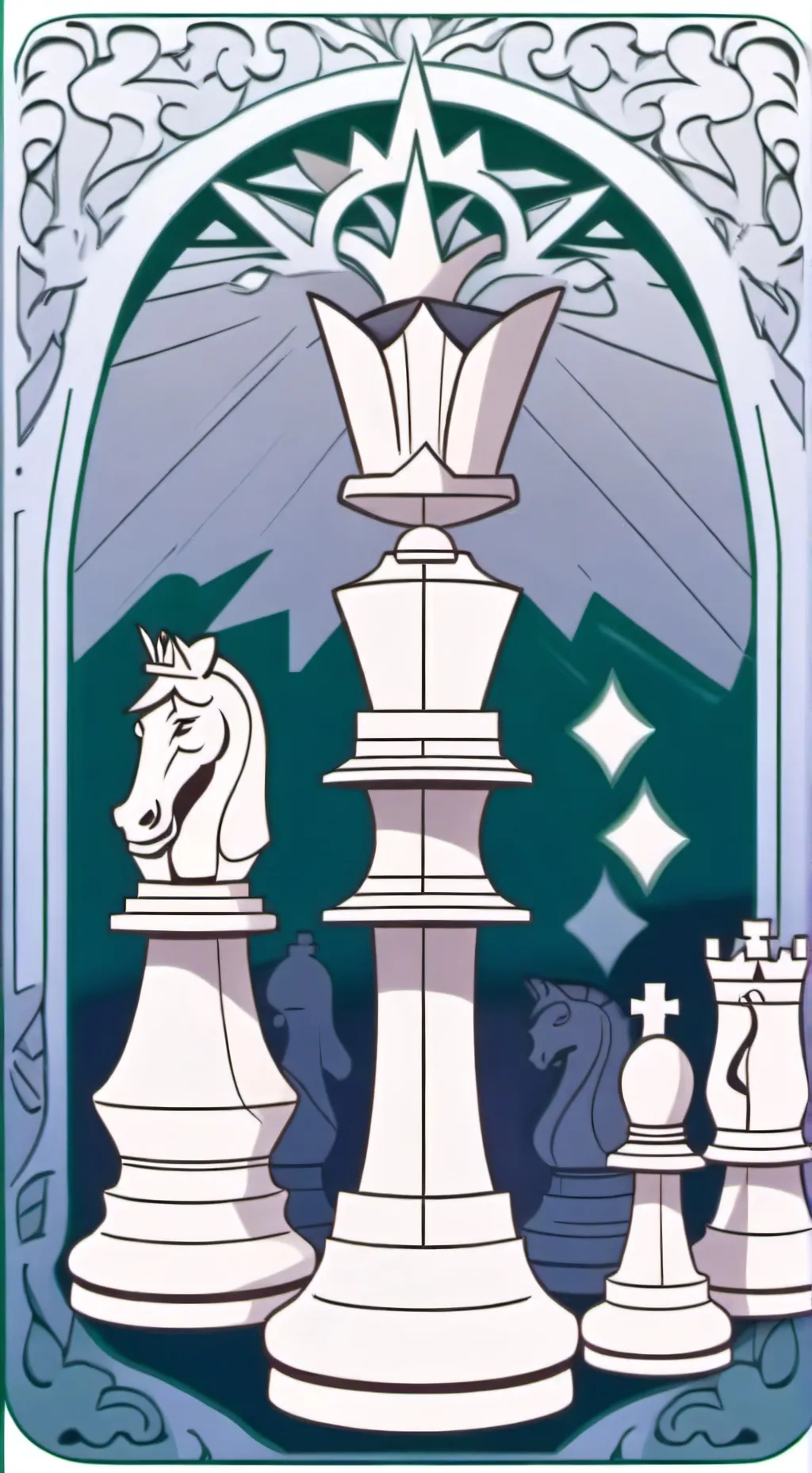 ai character: Brilliant Queen background