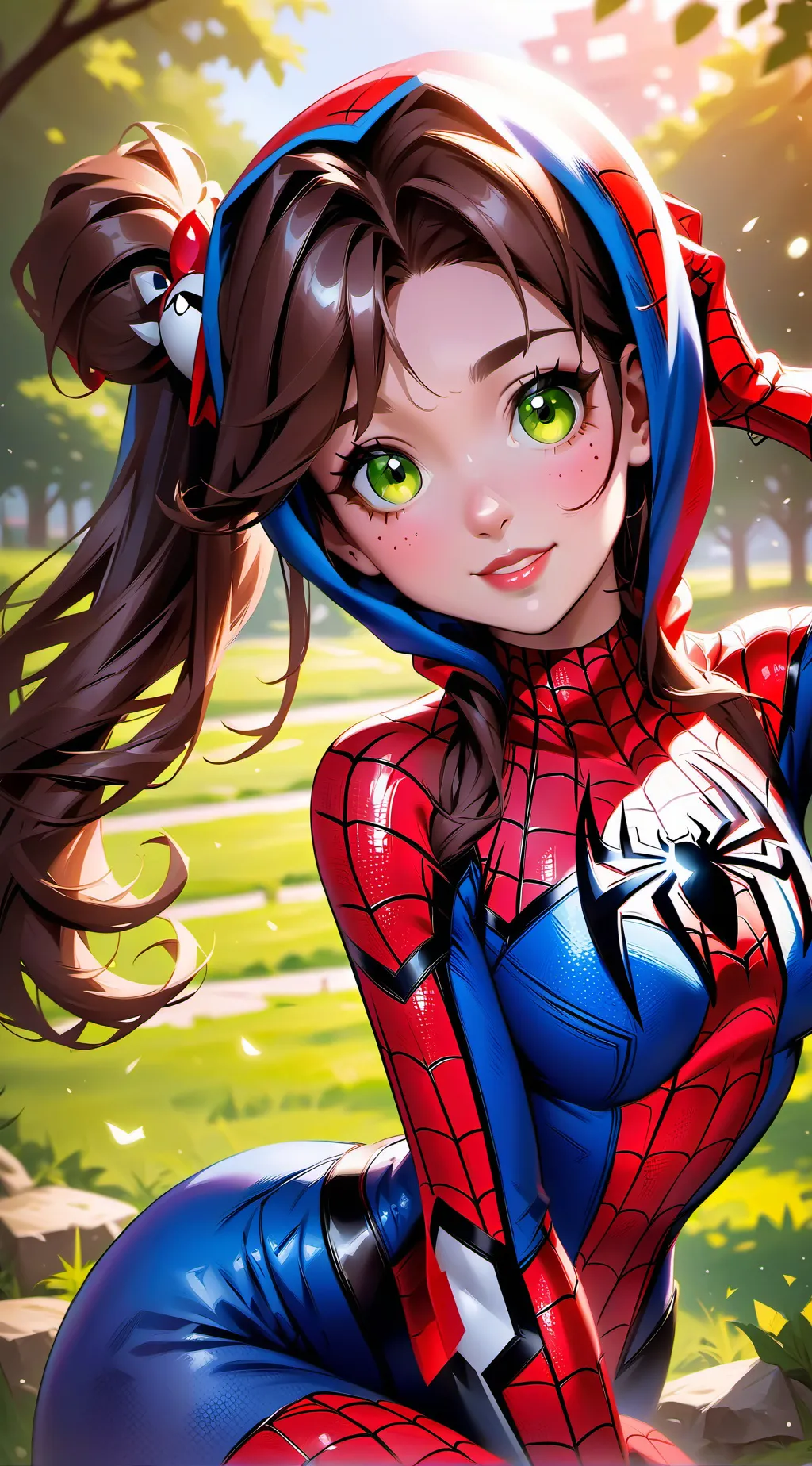 ai character: Spidy background
